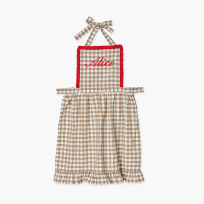 Rossina Putty Gingham e grembiule rosso