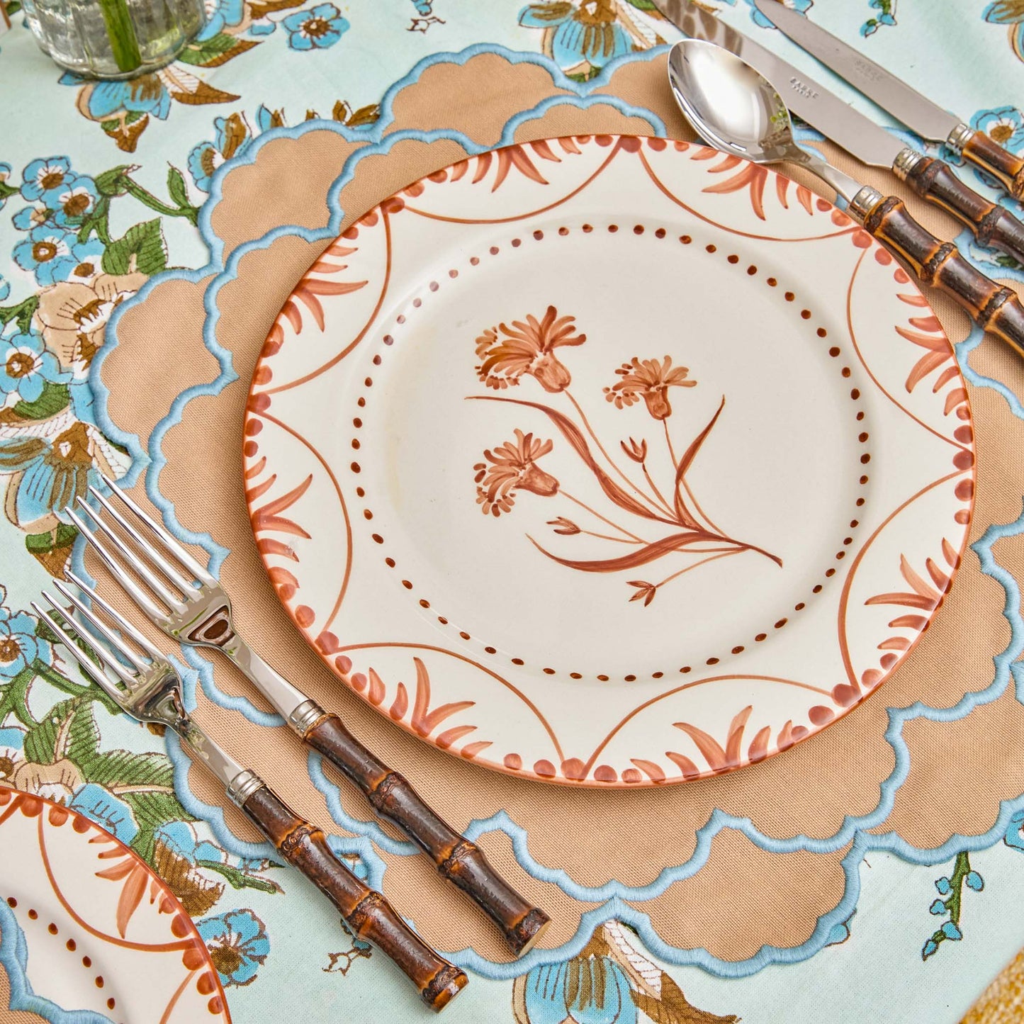 Tovagliette Lily Sand &amp; Blue (set da 4)