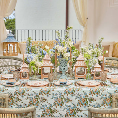 Lanterna pagoda in stile chinoiserie al caramello
