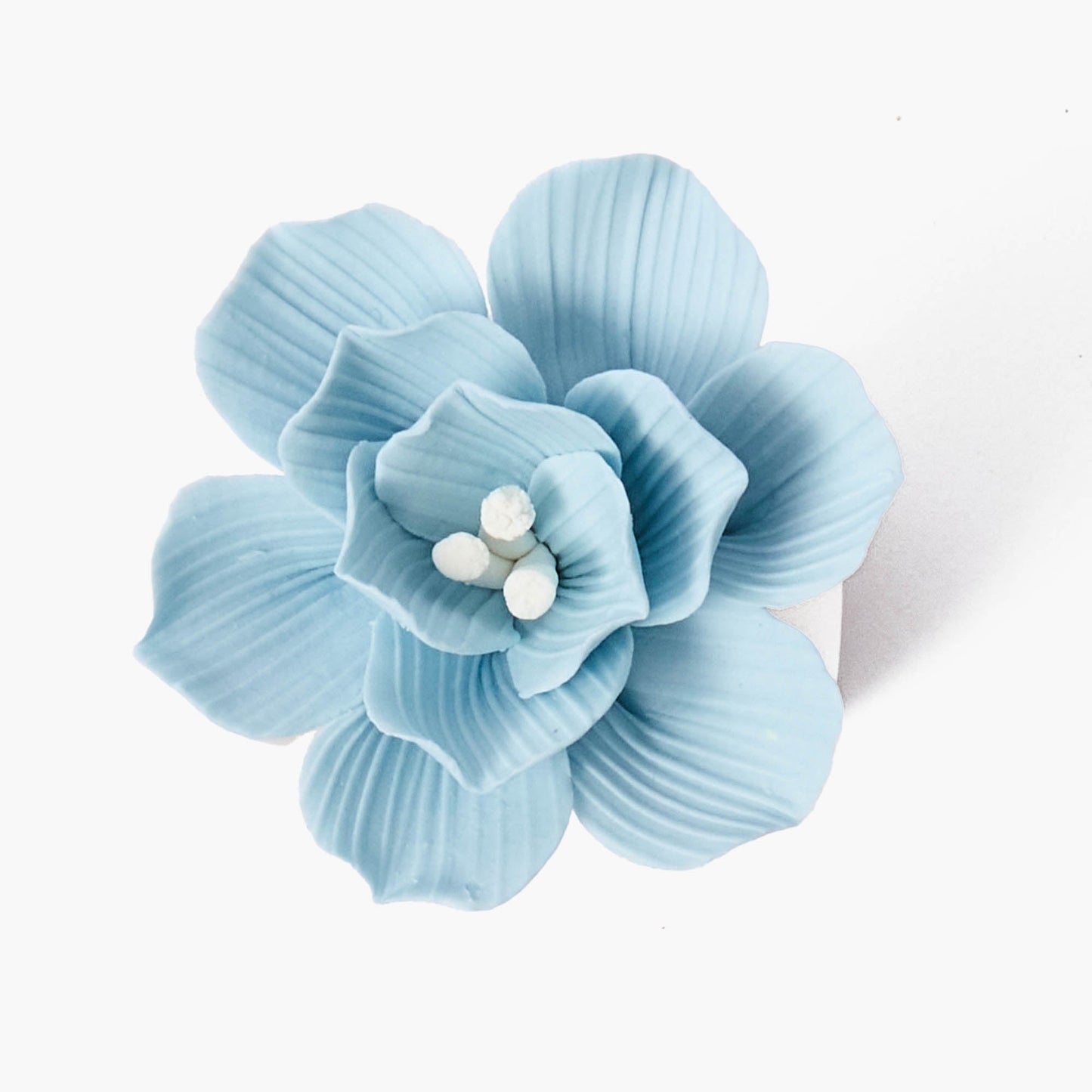 Anelli per tovaglioli Soft Blue Fiore (set da 4)