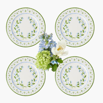 Piatti Josephine Green &amp; Blue (set da 4)