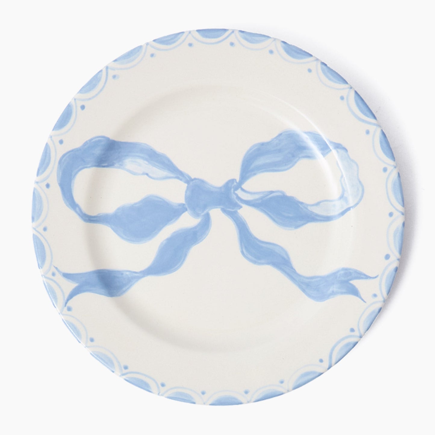Piatto piano Marilyn Blue Bow