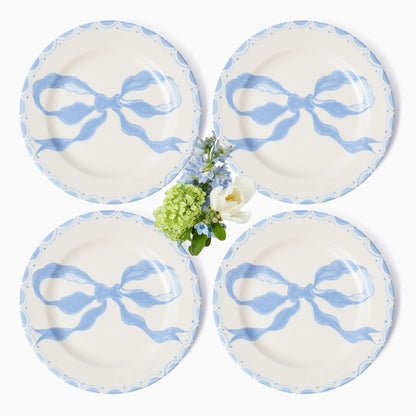 Piatti da portata Marilyn Blue Bow (set da 4)