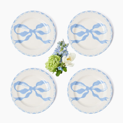 Piatti iniziali Marilyn Blue Bow (set da 4)