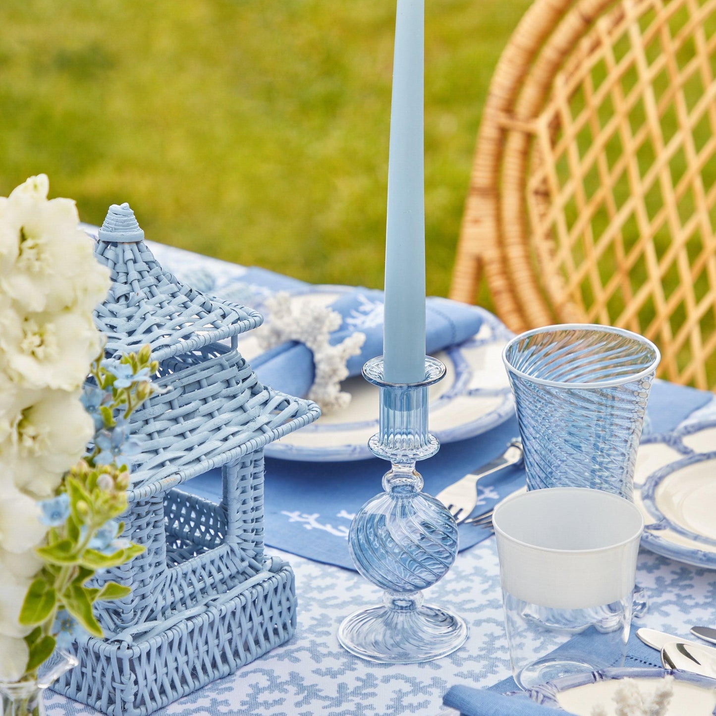 Set di candele Camille Azure (blu)