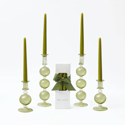 Set di candele Camille Olive (verde mela)