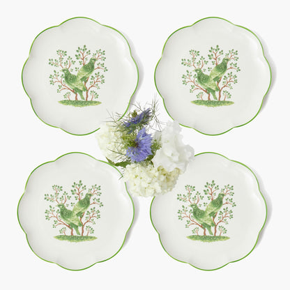 Piatti iniziali Singing Bird (set da 4)