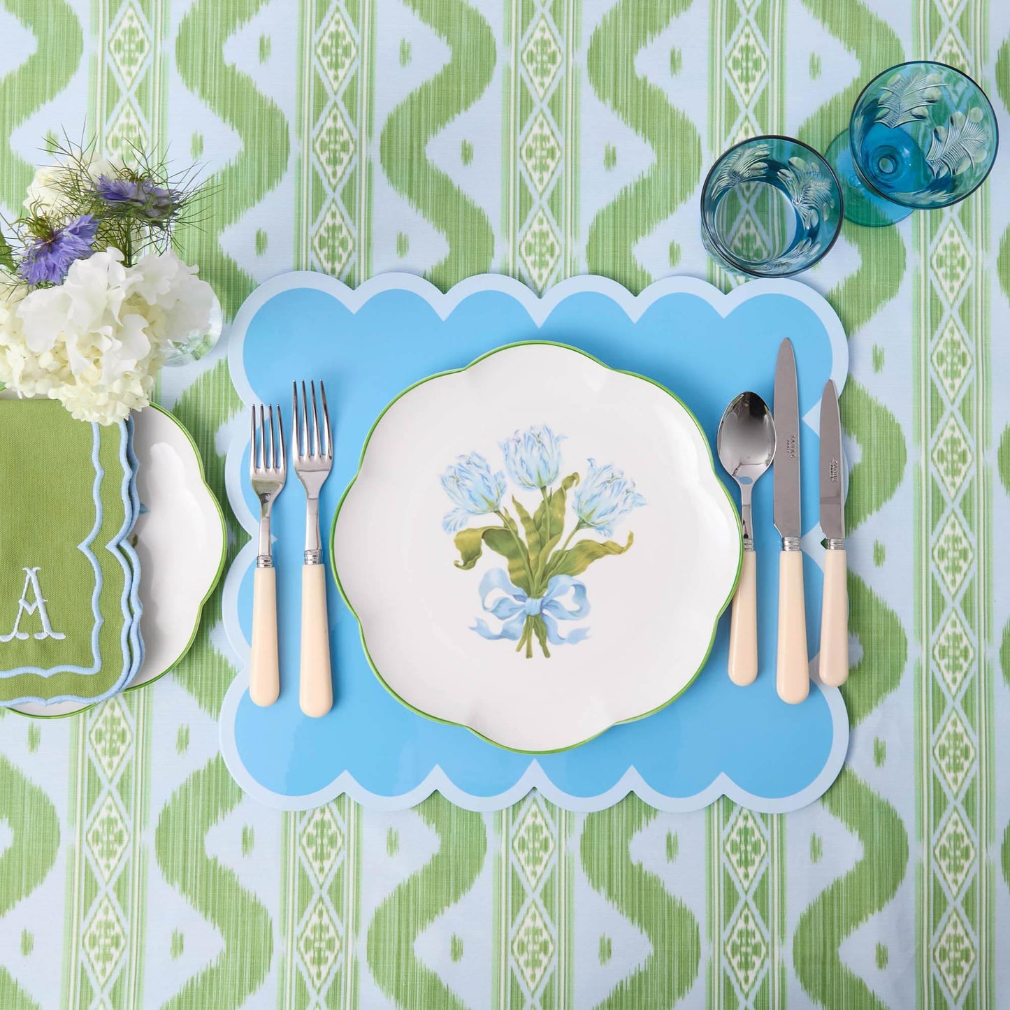 Bicchieri Blue Palm (set da 8)