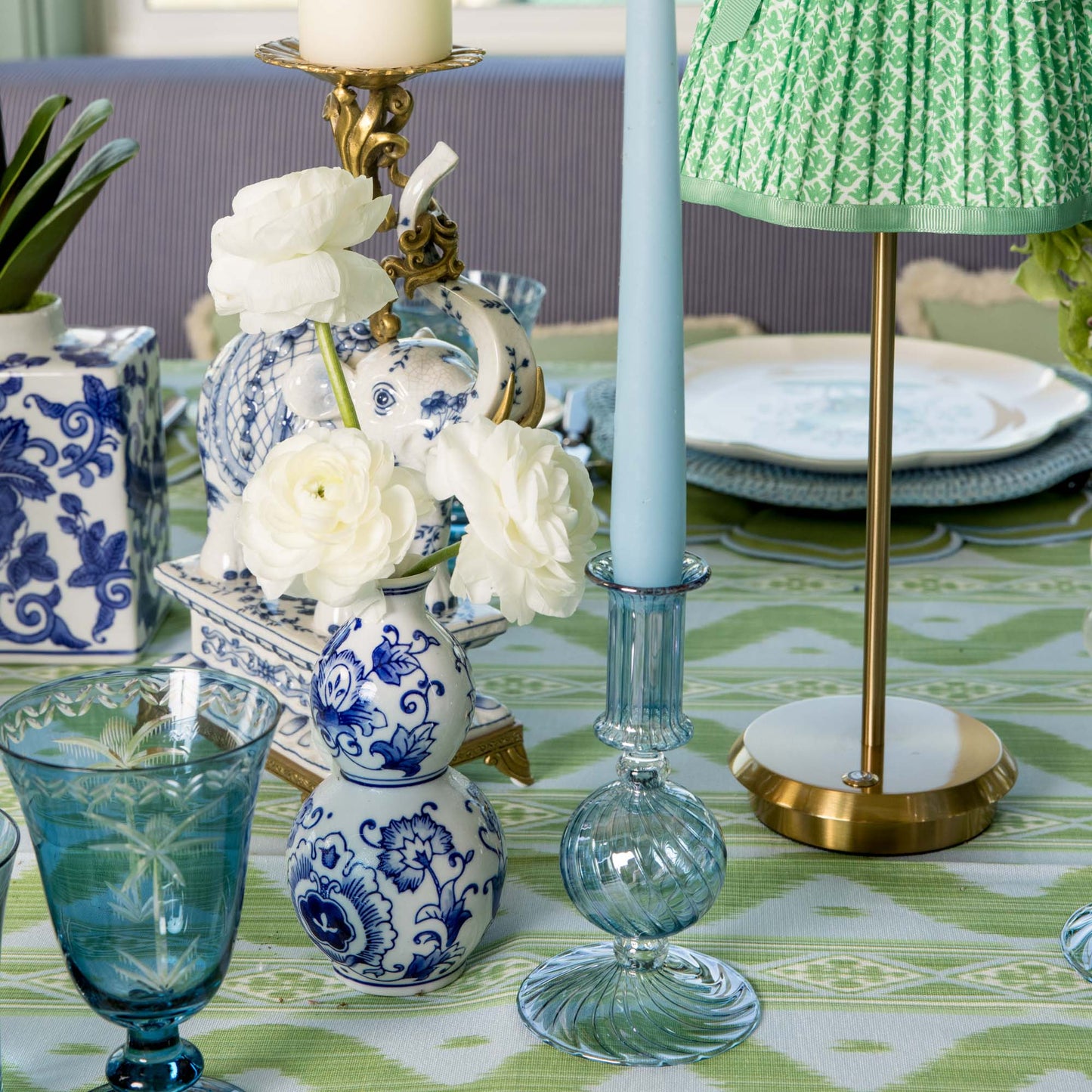 Set di candele Camille Azure (blu)