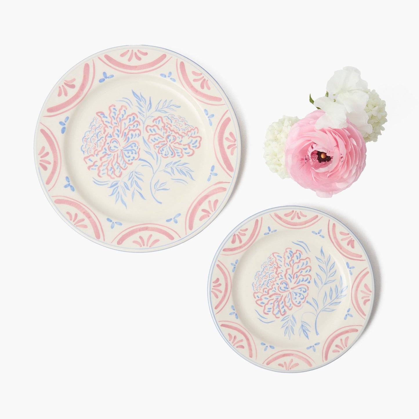 Piattini per antipasti floreali Eliza (set da 4)