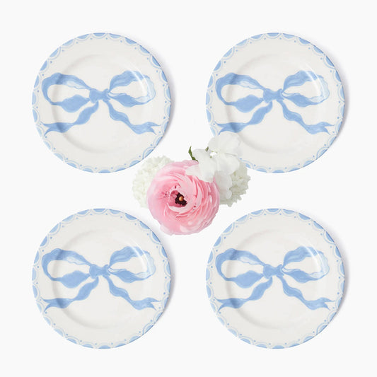 Piatti iniziali Marilyn Blue Bow (set da 4)
