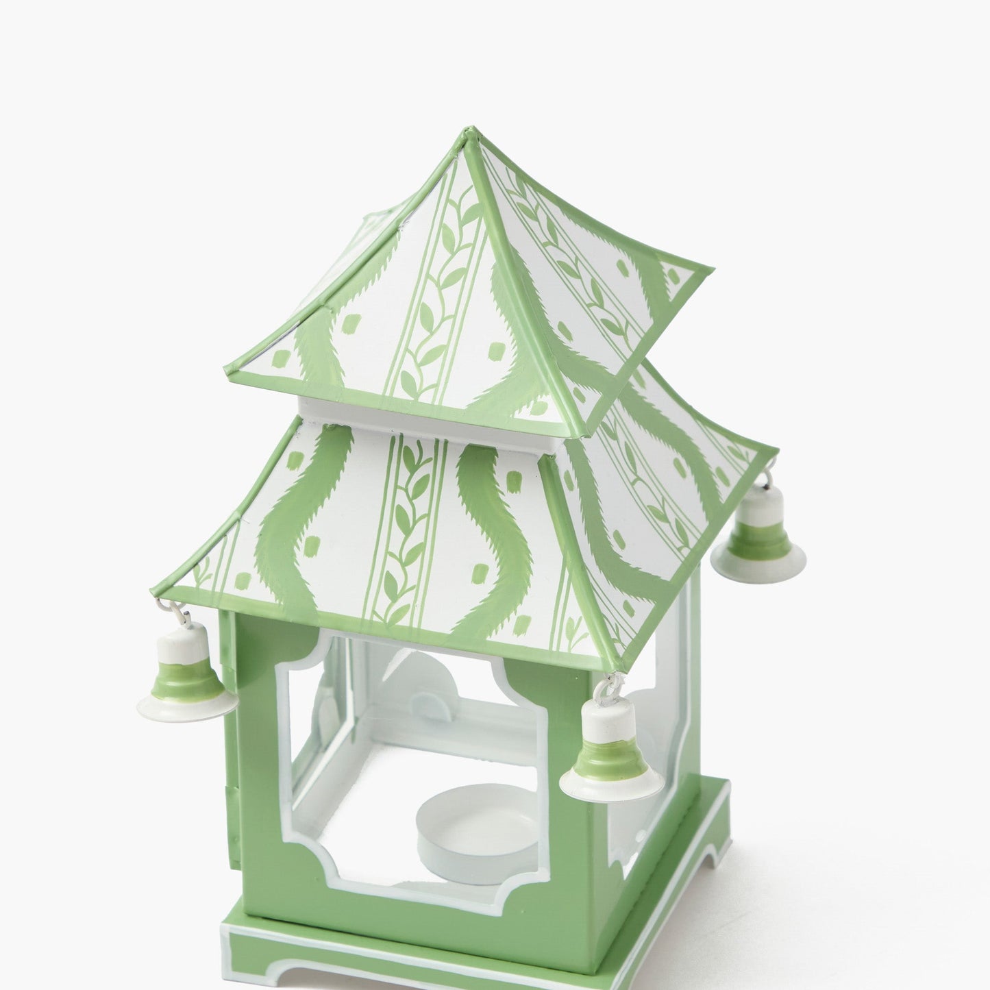 Lanterne Pagoda Ikat Mini Verdi (Coppia)