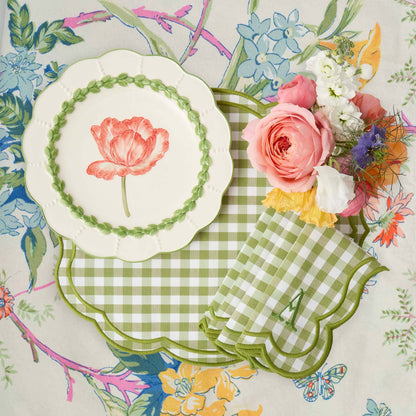Piatti da portata Green Laurel Tulip (set da 4)
