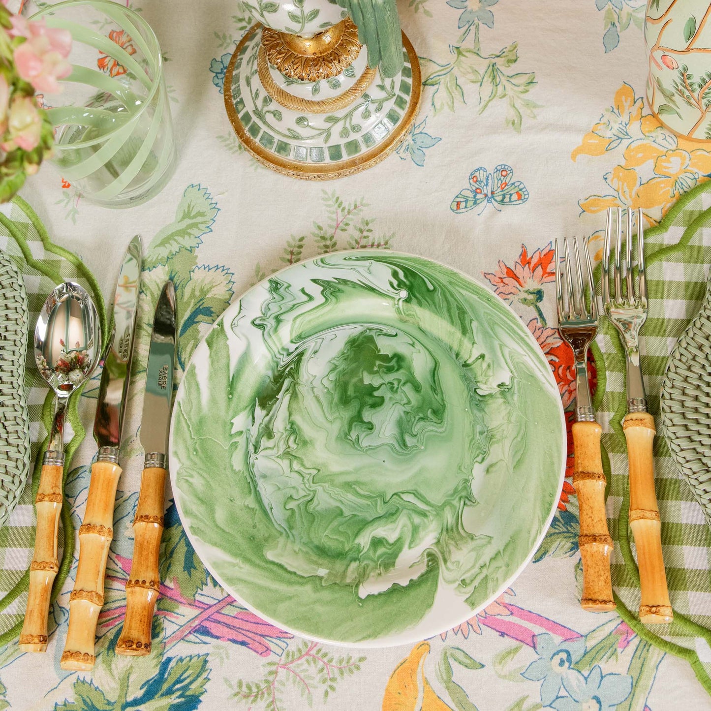 Piattini antipasto marmorizzati Julia Green (set da 4)