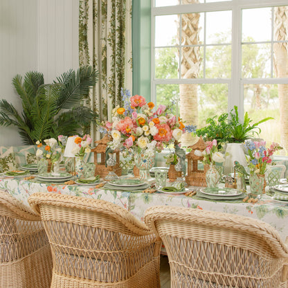 Piccolo vaso urna in stile chinoiserie Tole