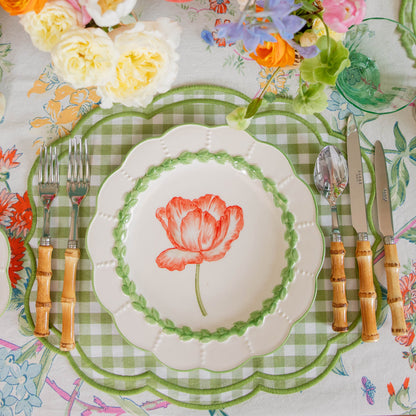 Piatti da portata Green Laurel Tulip (set da 4)