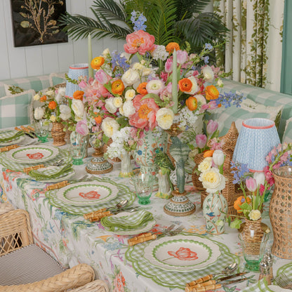 Tovaglioli Eloise Green Gingham (set da 4)