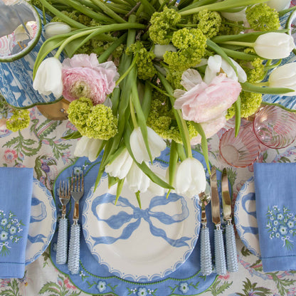 Piatti da portata e da antipasto Marilyn Blue Bow (set da 8)