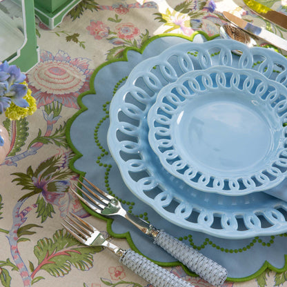 Tovagliette Mariana blu e verdi (set da 4)