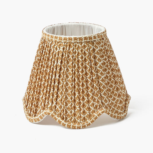 Paralume smerlato profondo Caramel Lotus (18 cm)