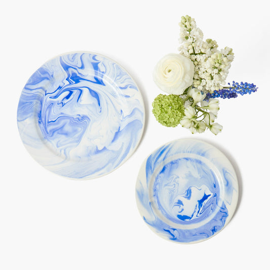 Piatto antipasto marmorizzato Julia Blue