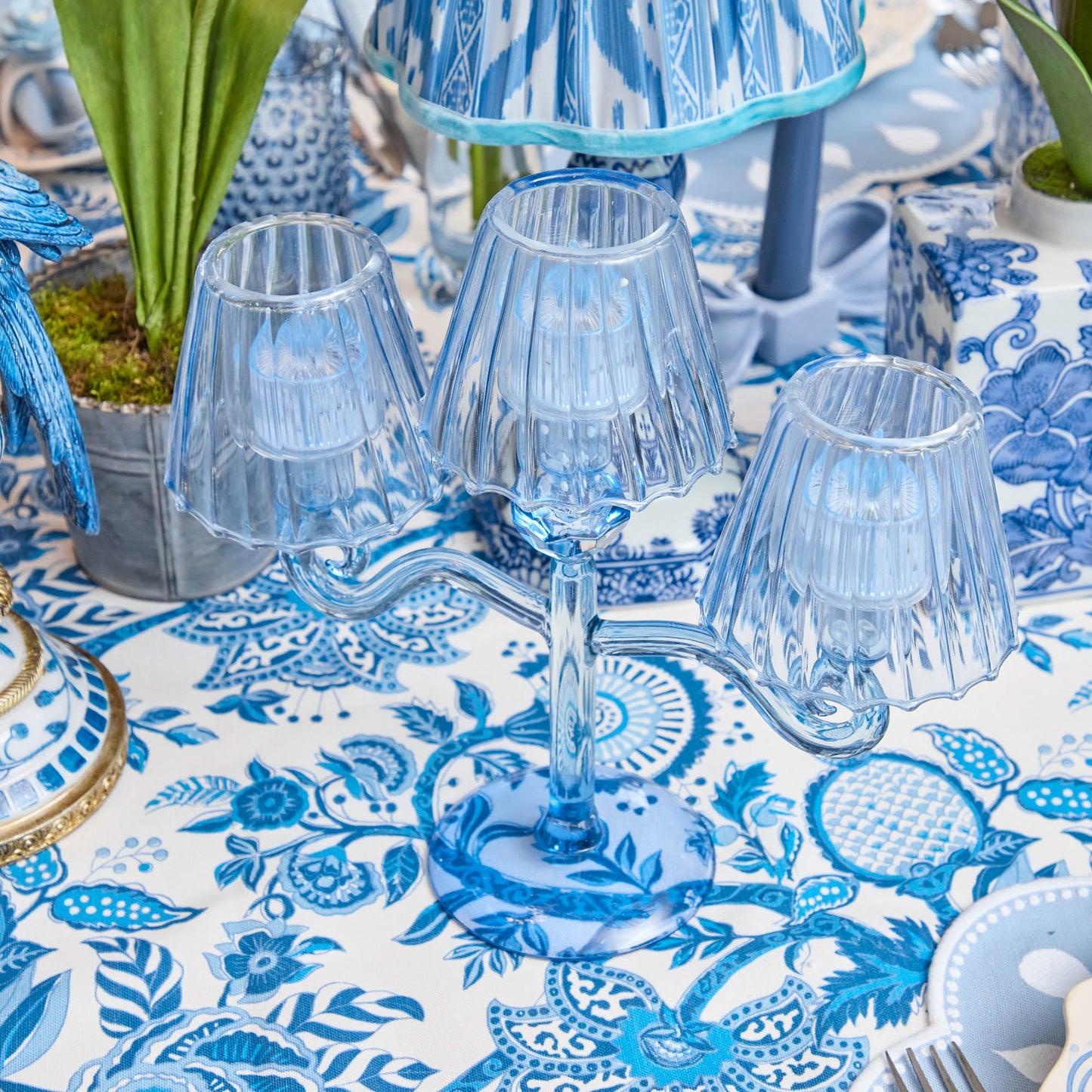 Tovaglia blu Elizabeth