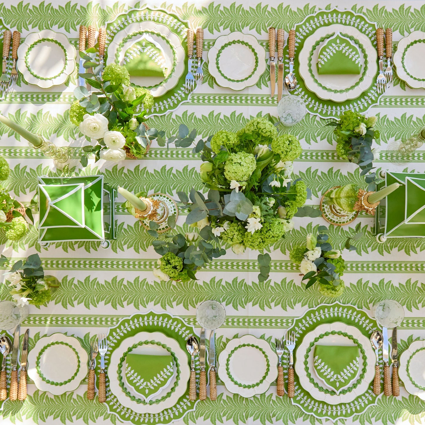 Piatti da portata e da antipasto Green Laurel (set da 8)