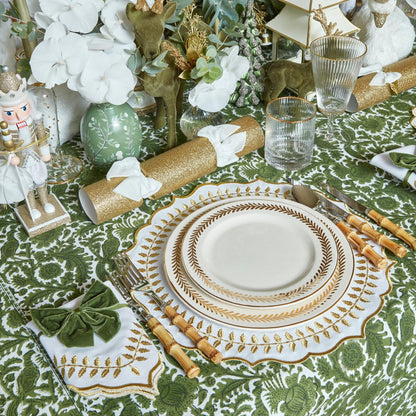 Vasi Tole Bud dipinti a mano (set di 3)