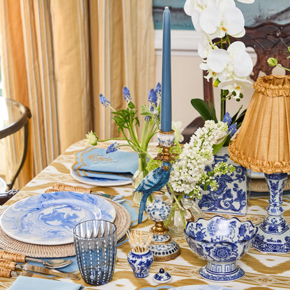 Set di candele Blue Parrot (blu polvere)