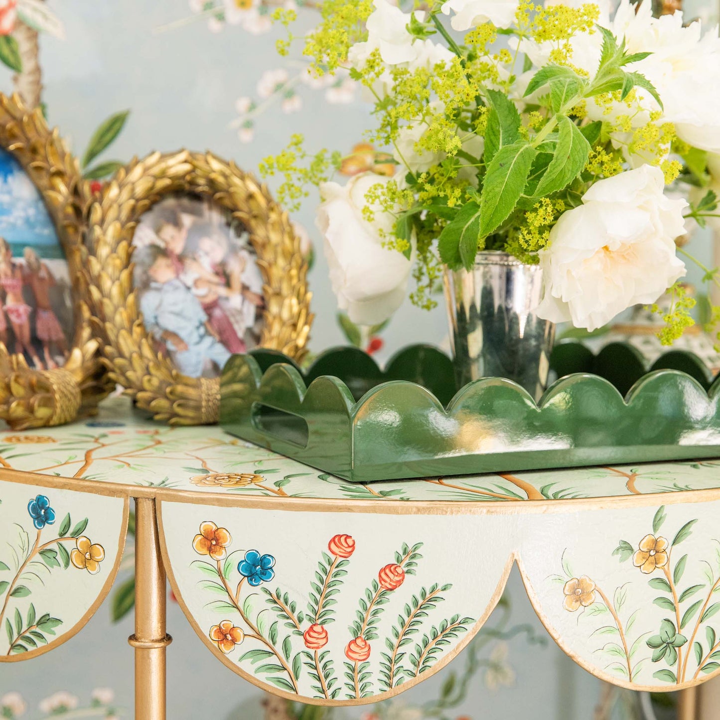 Tavolino Annabelle Chinoiserie Tole