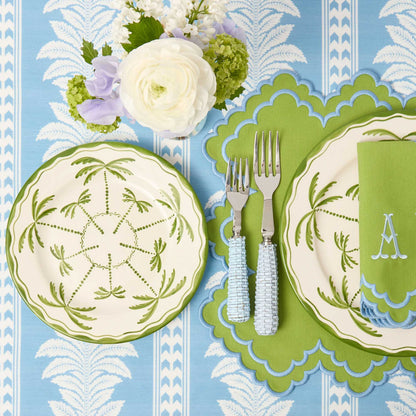 Tovaglioli Scarlett Green &amp; Blue (set da 4)