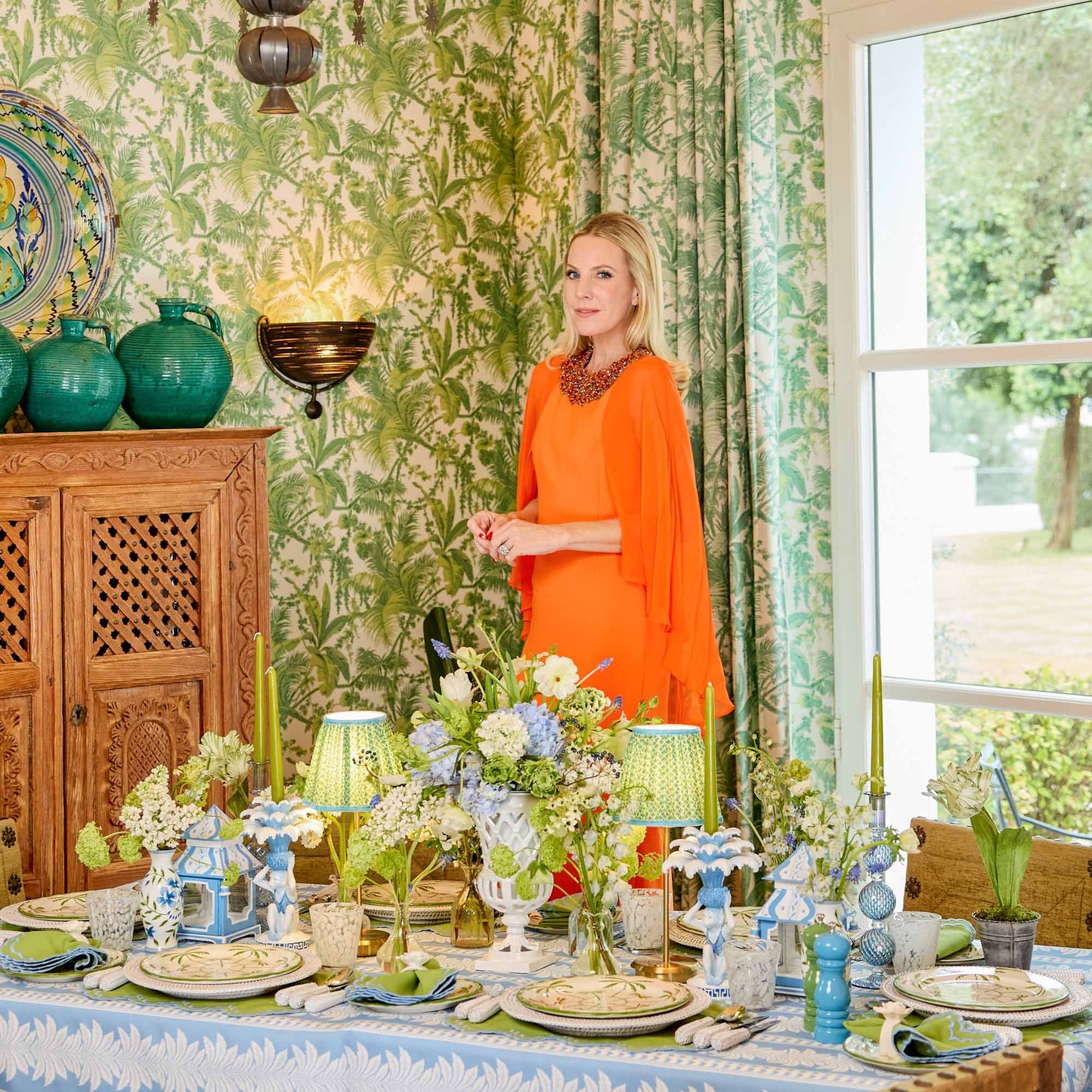 Set di candele Camille Azure (blu)