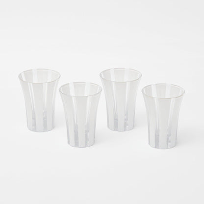 Bicchieri Positano bianchi (set da 4)