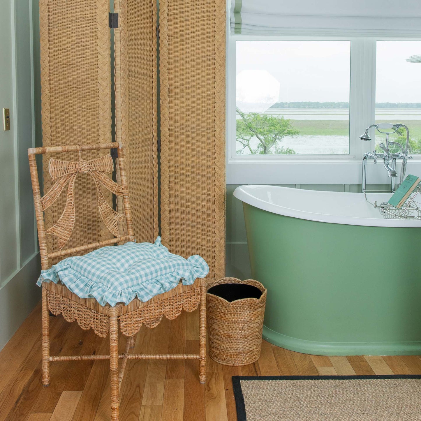 Cestino in rattan naturale