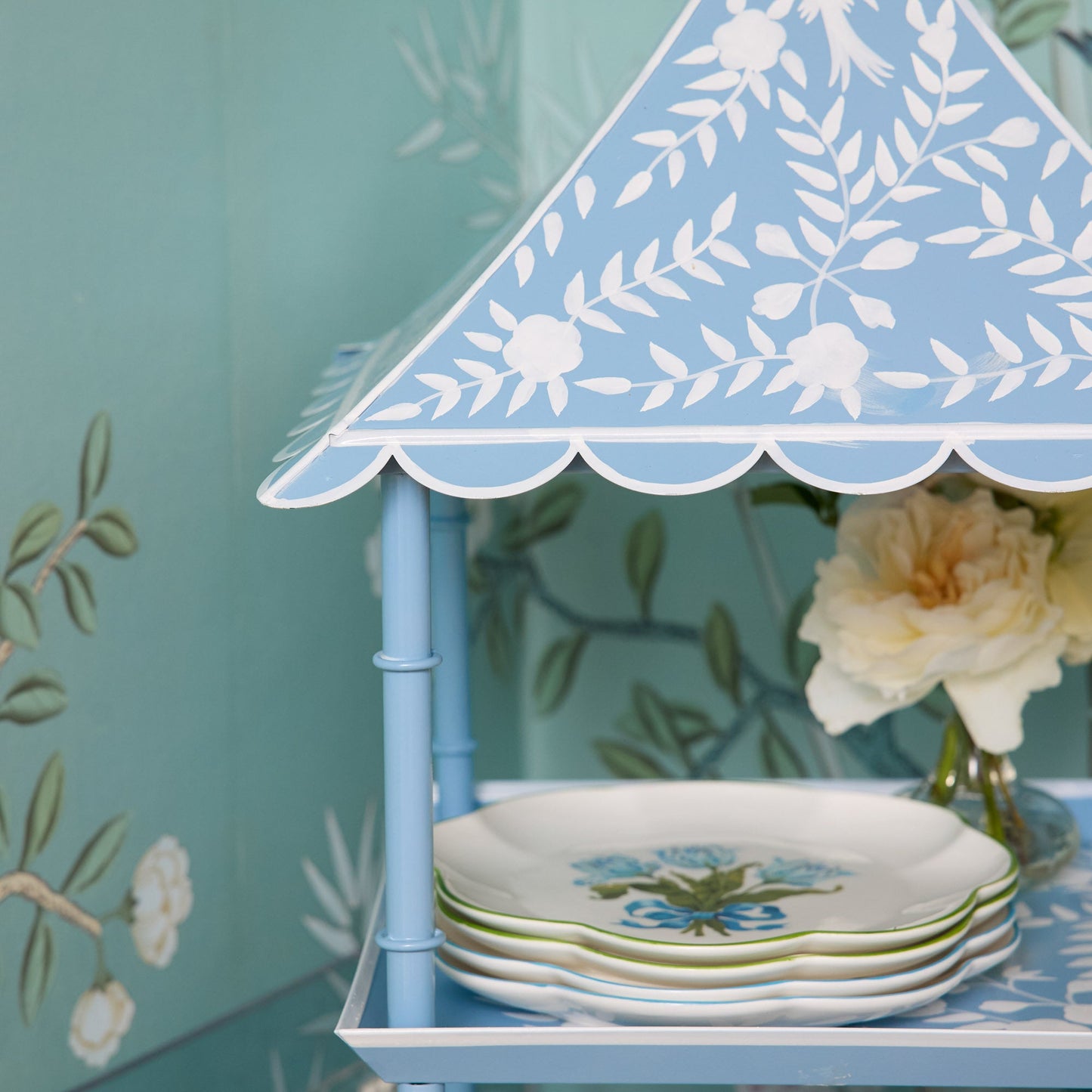 Supporto per pagoda a tre livelli Blue Tole