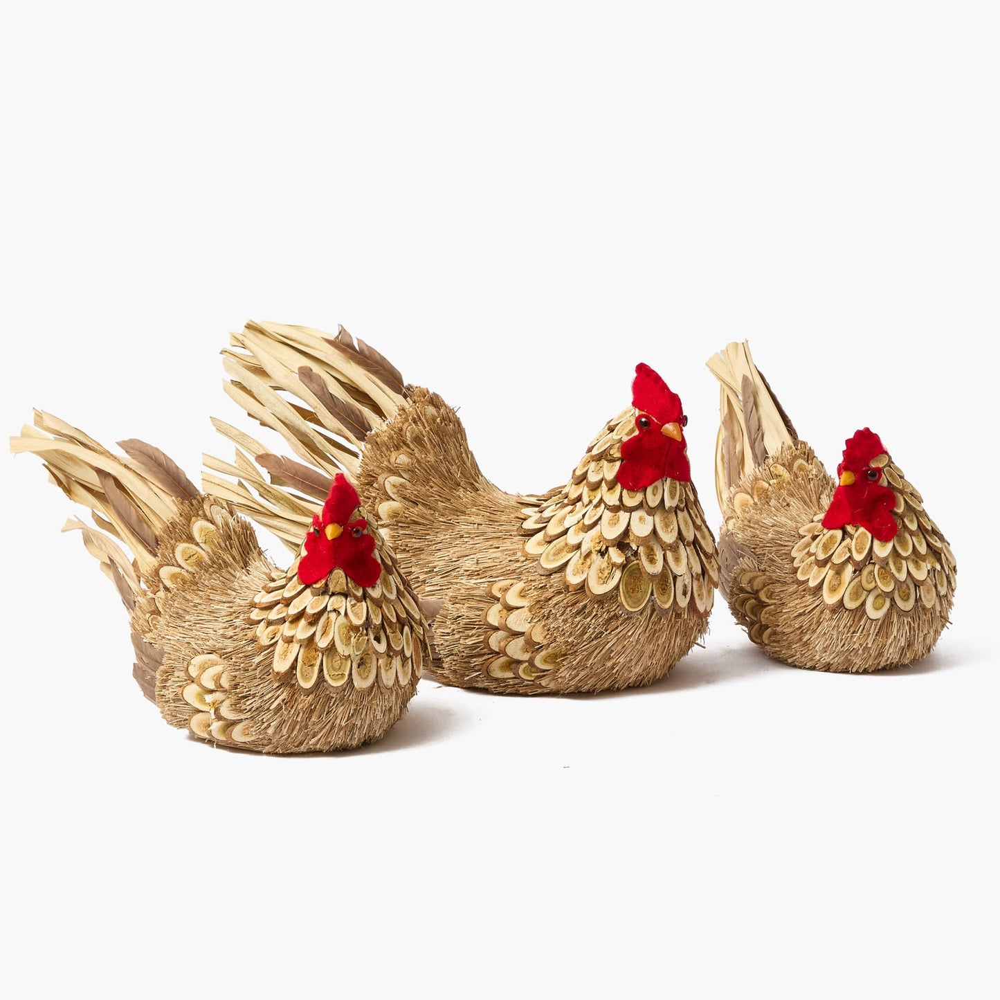 Henrietta la gallina marrone (coppia) - 21 cm