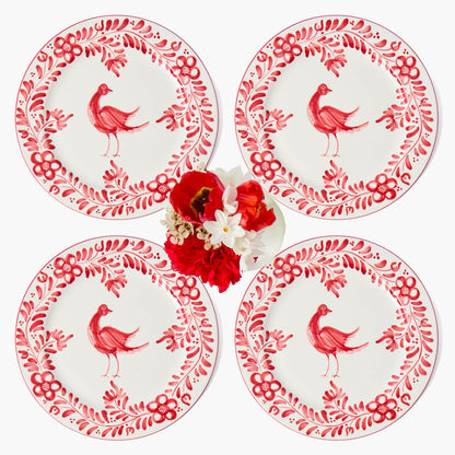 Piatti da portata Martha Red (set da 4)