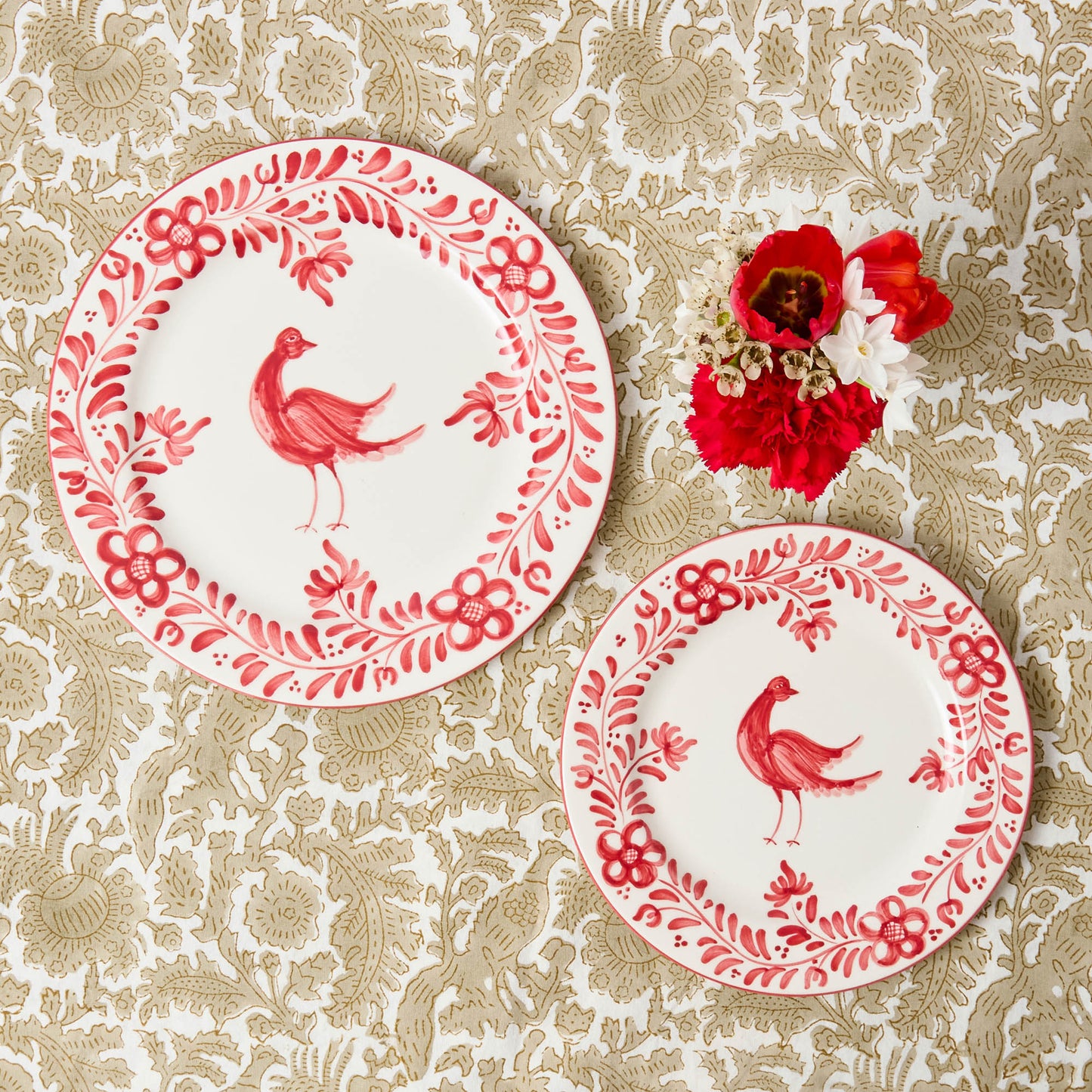 Piatti Martha Red (set da 4)