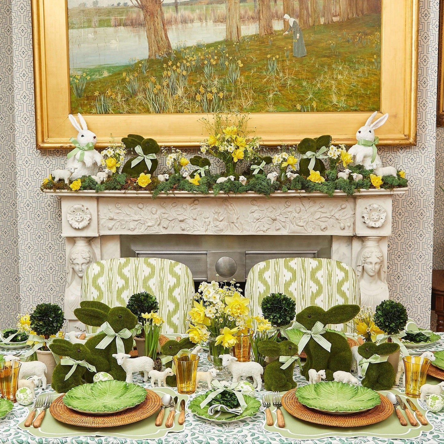 Coniglietto di muschio (set di 3)
