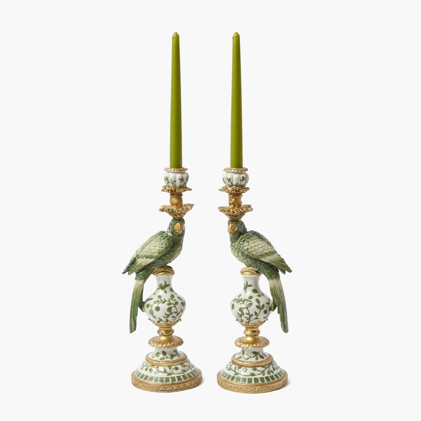 Candele verde mela (set da 8)