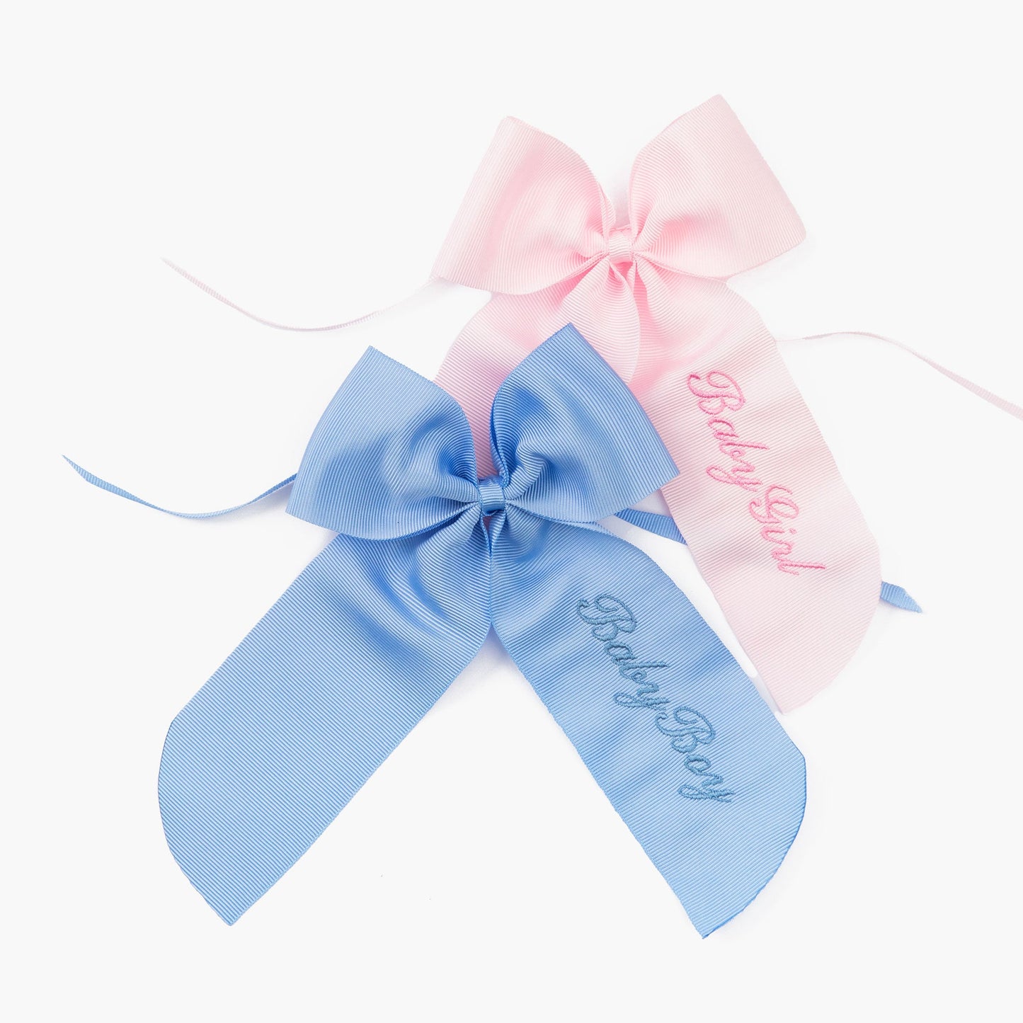 Fiocco personalizzabile in grosgrain rosa