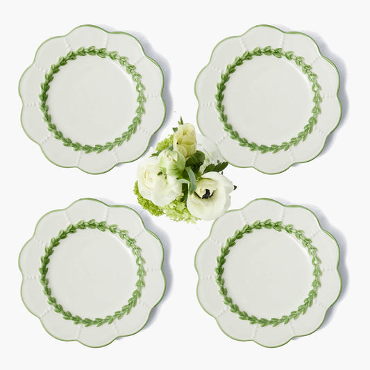 Piatti di benvenuto Green Laurel (set da 4)