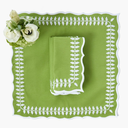 Tovaglioli Green Laurel (set da 4)