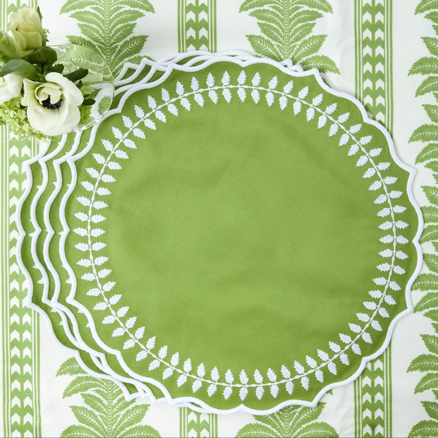 Tovagliette alloro verde (set da 4)
