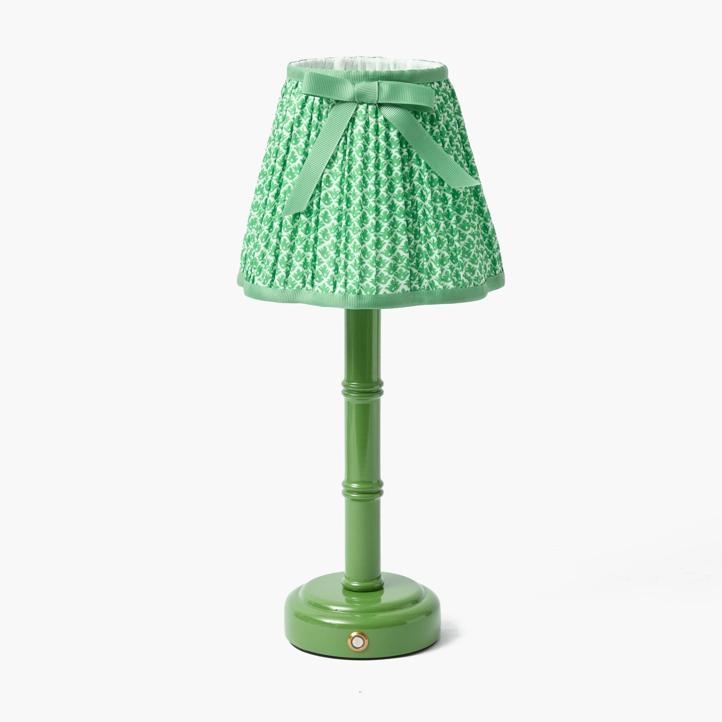 Paralume a fiocco di loto verde primavera (18 cm)