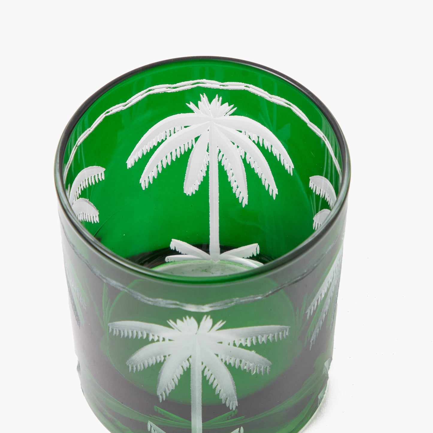 Bicchieri Emerald Palm Tree (set da 4)