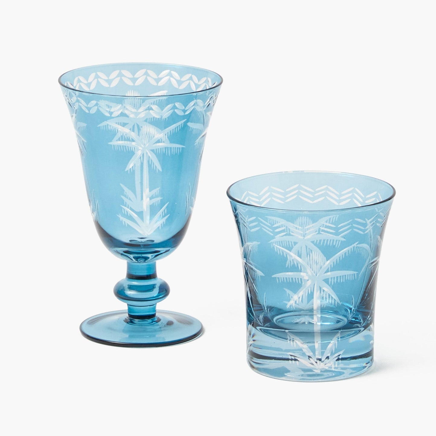 Bicchieri Blue Palm (set da 8)