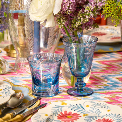 Bicchieri Blue Palm (set da 8)