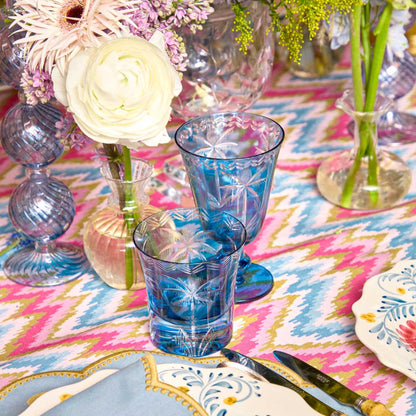 Bicchieri da vino Blue Palm (set da 4)