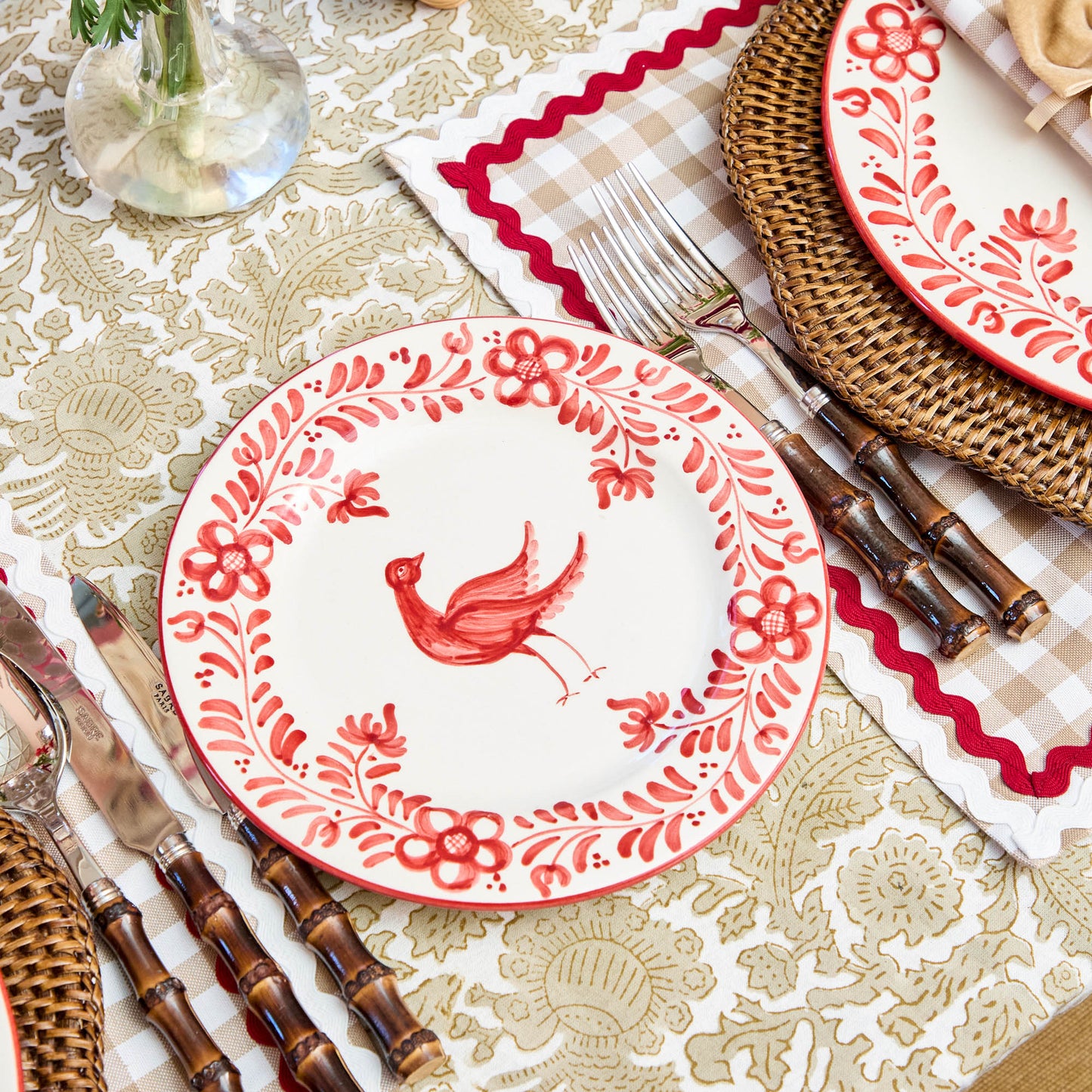 Piatti Martha Red (set da 4)